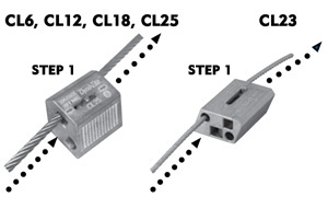 CL Cable Lock Step 1