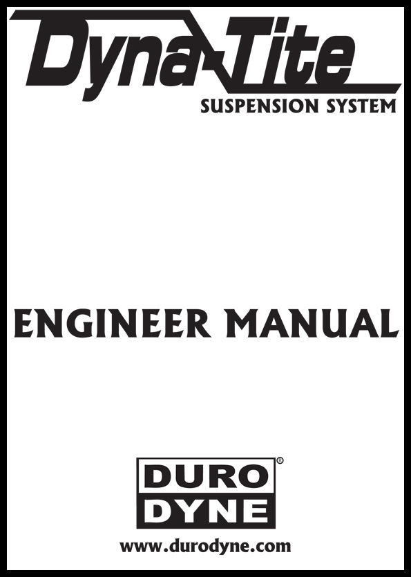 Dyna-Tite Engineer Manual Cover