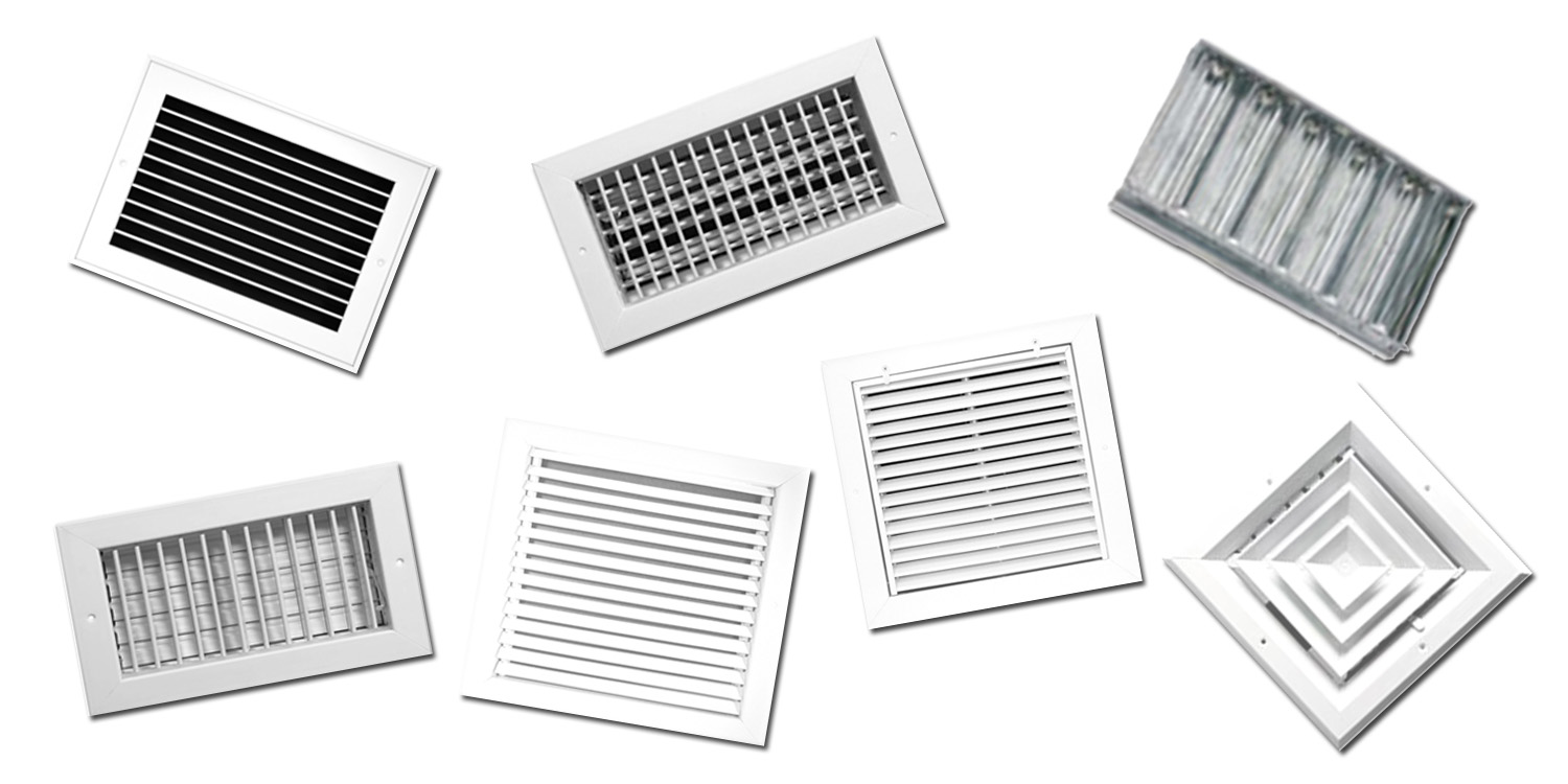 Aluminum Grilles Registers and Diffusers